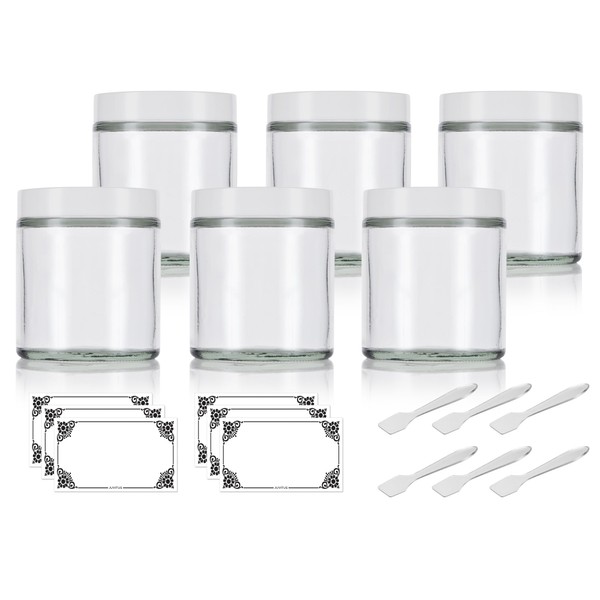 4 oz / 120 ml Clear Thick Glass Straight Sided