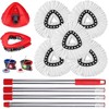 Spin Mop Replacements Head Compatible with Ocedar EasyWring 1-Tank System,Microfiber