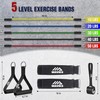 MAVIKS Exercise Resistance Bands for Working Out Set of 5