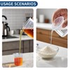 20Pcs Small Measuring Jug, 100ml Transparent Measuring Cups Graduat Beaker