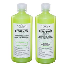 Florigan Shampoo Bergamota Elementos Concentrados Florigan® 1lt 2pzas
