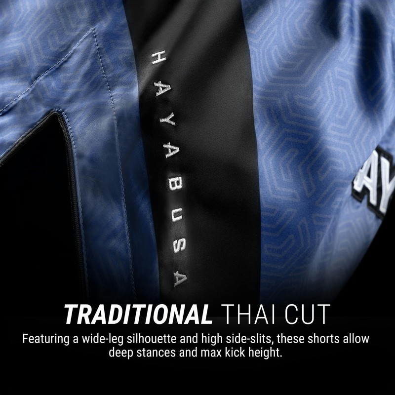 Hayabusa Core Muay Thai Shorts, Azul, Large