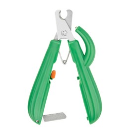 VCZONE Cat Nail Clipper with LED & -U-V Light, Cactus Shape Cat Nail Clippers with Bright LED Light for Nail Bloodline to Avoid Over Cutting, for Dog Cat Rabbit Small Animals (Green)