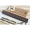 Magnetic Wooden Knife Bar Holder Strip, Cherry or Walnut, 12,