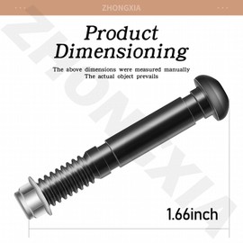 2 Pack ASP2400D Snow Blower Shear Pin Set Compatible with EGO Power 24-inch and 28-inch 2-Stage Snow Blower SNT2800, SNT2406, SNT2416, SNT2806, SNT2807, SNT2400, SNT2405