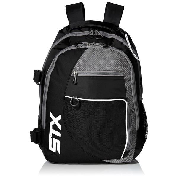 STX Lacrosse AS BPSD BK/XX Sidewinder Lacrosse Backpack, Black