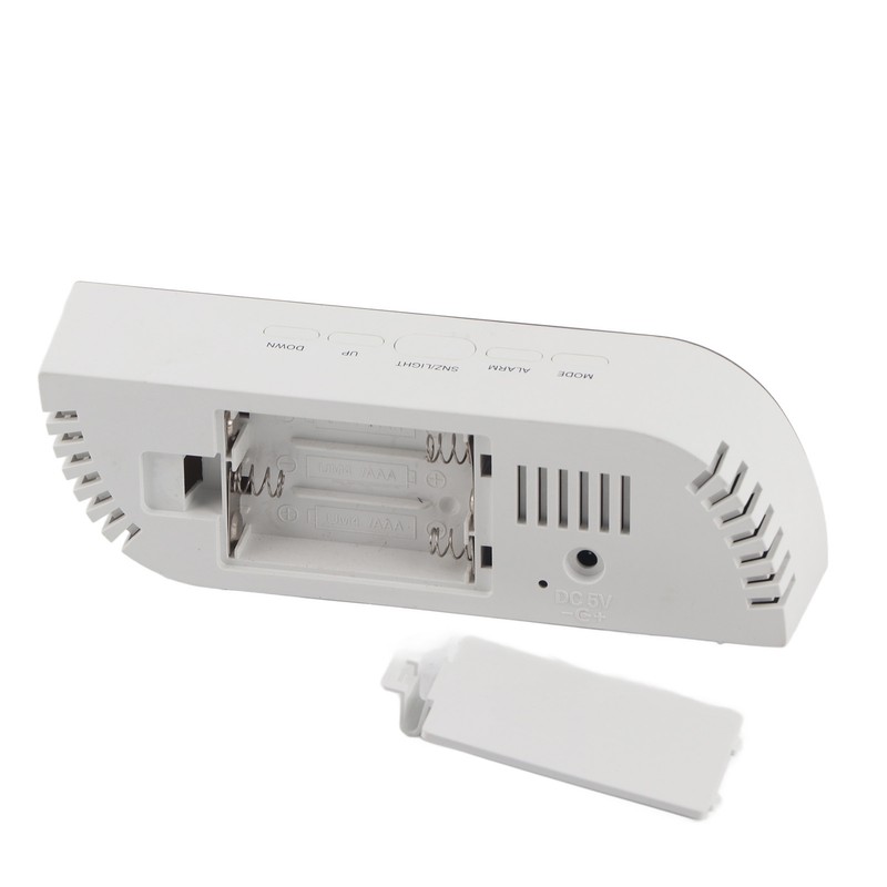 LED Digital Clock 12/24 Hour Conversion Adjustable Brightness Bedside Alarm
