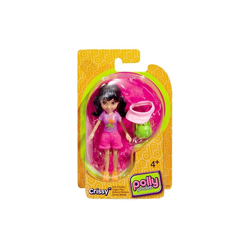 Polly Pocket 9.5cm Doll and Accessory: Backpacking CRISSY