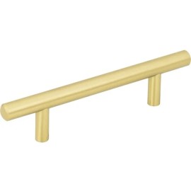 ELEMENTS 3" c-c Brushed Gold Kitchen Cabinet Hardware Drawer Pulls Pull Knob 136BG Brass