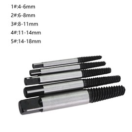 Guifeng Broken Wire Extractor Set Faucet Triangle Valve Hose Broken Head Screw Extractor Range 3 to 18mm Screw Extractor For Broken Head Screws Triangle Valve Head Screws