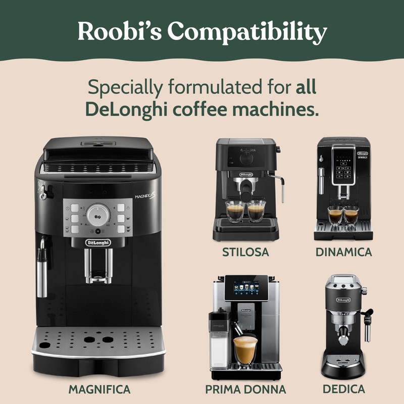DeLonghi Compatible Descaling Solution. Clean & Descale your DeLonghi Coffee