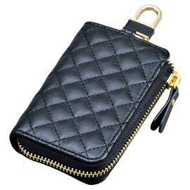 Seiwa Smart Key Case Plus Quilt Black WA12