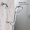 Adjustable Shower Arm Extension for Bathroom - 8 Inch Solid