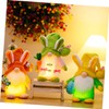 MAGICLULU Easter Bunny Gnome Doll with Rabbit Ears Decorative Desktop