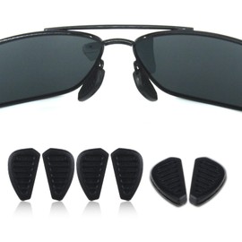 6PCS Eyeglasses Slip on Nose Pads, Sunglass Nose Pads Replacement, 17mm Eyeglass Nose Pads Anti Slip for Men and Women Sunglasses Glasses Non-Slip Nose Pads