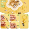 PH PandaHall 20sets Cute Cat Keychain DIY Key Chain Making