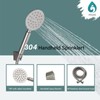 Aolemi Wall Mount Bathtub Faucet with Handheld Sprayer Wall Mounted