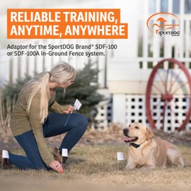 SportDOG Adaptor Accessory for In-Ground Fence Wall Transmitter - Durable Adaptor Cord - Standard Outlet Compatible - Power Source Replacement for Model SDF-100A