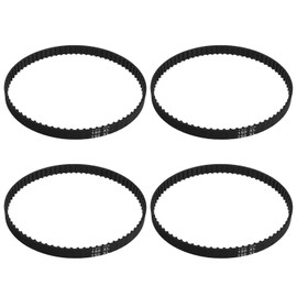 Pack of 4 150XL037 Timing Belt Replacement Rubber Drive Belt 75 Teeth Black Timing Belt Accessories for Inprinters Sanders Packaging Machines