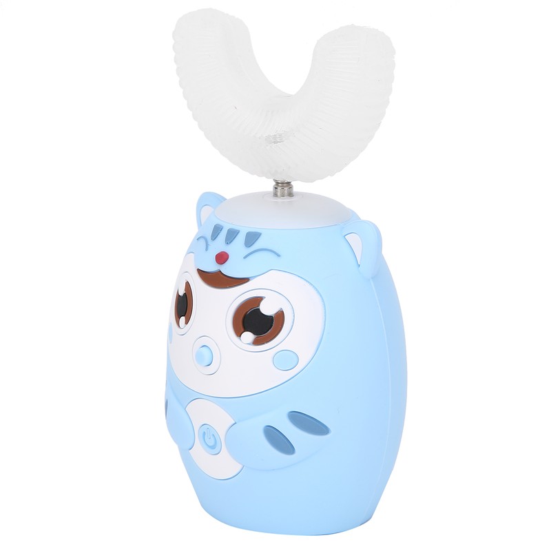 U Shaped Automatic Toothbrush Cartoon Ultrasonic Toothbrush Oral Cleaning Brush