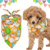 2 Pack Easter Dog Bandana Rabbit Easter Egg Pattern Pet