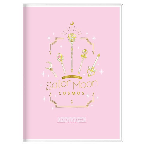 Sunstar Stationery Sailor Moon 2024 Monthly Notebook, A6, Icon S2957795