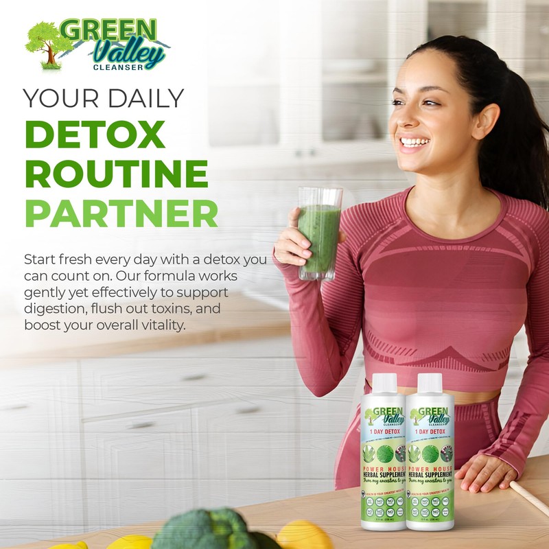 Green Valley 1 Day Full Body Detox - Vegan Friendly
