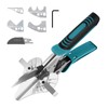 O’Shine Ratchet Miter Shears Expert for Angular Cutting Molding Crafting