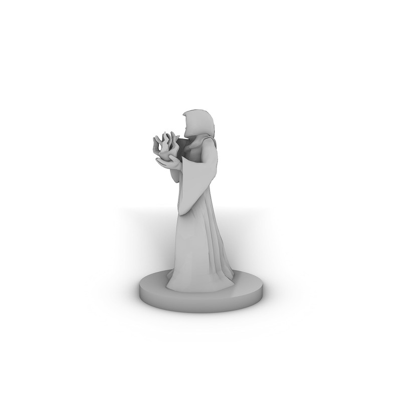 Human Male Sorcerer Tabletop DND Gaming Miniature