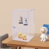 2-Shelf Clear Acrylic Display Case with Lock, Display Case Cabinet
