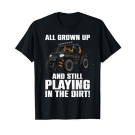 Cute Side-By-Side Art For Men Women Offroad Mudding SxS UTV T-Shirt