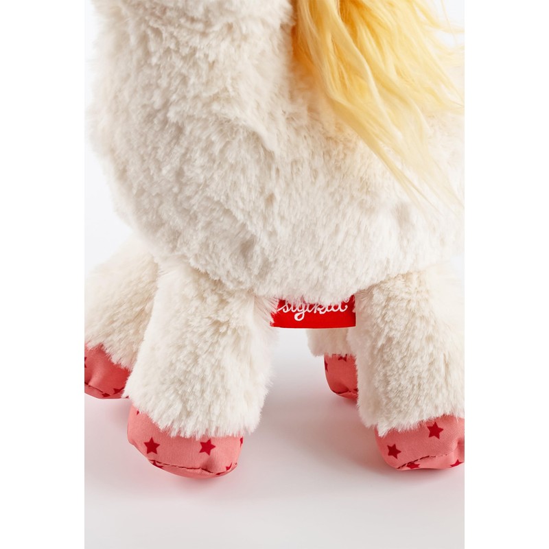 sigikid 43272 Unicorn Patchwork Sweety, Plush, Cuddly Toy, Cuddly Soft,