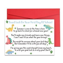Dorm Room Essentials First Day of School Cards for Kids Back to School Gifts for Students 1st Day of School Card for Teen Girls Boys Kindergarten Preschool End of Year Christmas Stocking Stuffer
