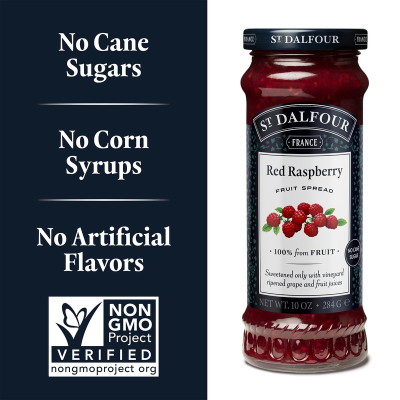 St. Dalfour Red Raspberry Fruit Spread - 10oz - 100%