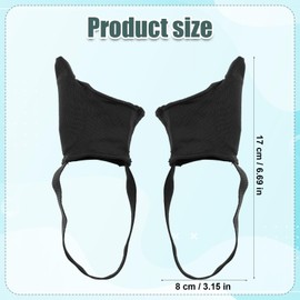 PEUTIER 2pcs Toe Valgus Corrector, Adjustable Toe Corrector Straightener Toe Brace Toe Separators for Overlapping Toes Men Women Toe Straightening and Toe Pain (S)