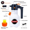 YDFL YDFL Electric Foam Sprayer with USB Charge, 2L Electric
