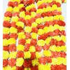 5 PC - 5 feet Artificial Marigold Garland Indian/American Wedding