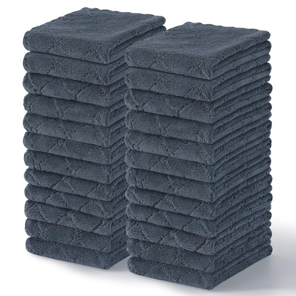 Homaxy 24 Pack Dish Towels for Kitchen (10 x 20