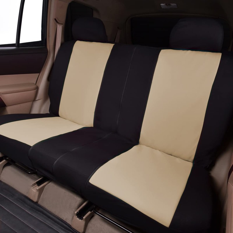 Flying Banner Car Seat Covers Set Beige Tan Front Seats