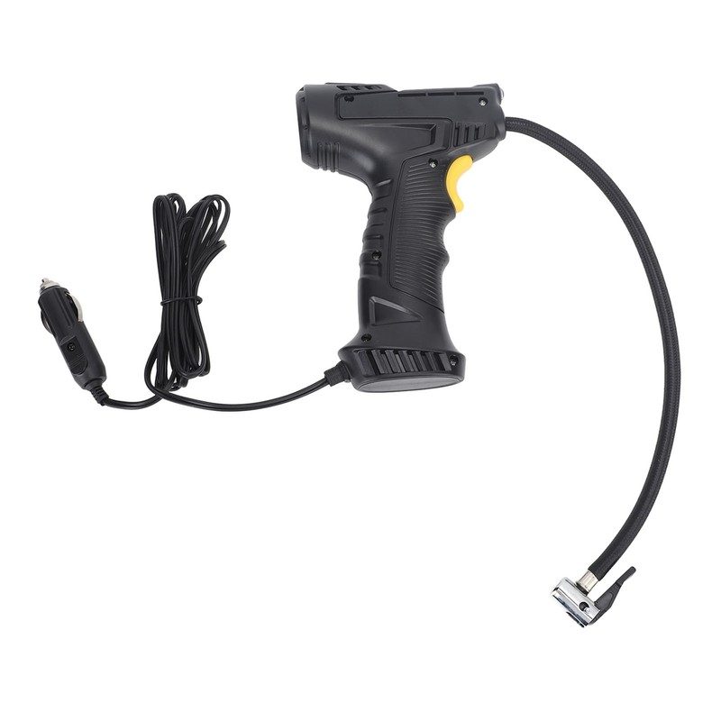 Wired Inflator 360 Degree Rotatable Inflation Pump LED Car Tire