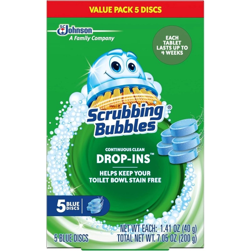 Scrubbing Bubbles Toilet Bowl Tablets 5 Count - Continuous Clean