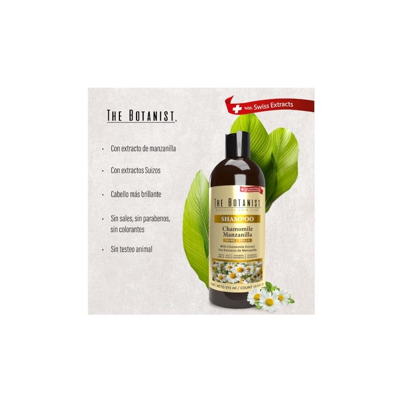 THE BOTANIST Shampoo Manzanilla 591 ml