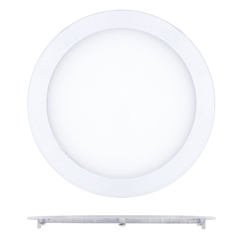 Long Life Lamp Company 18w Round LED Ceiling Light Recessed