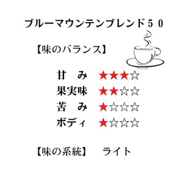 Coffee Beans Home-Roasted Coffee Mountain Blue Mountain Blend 50 Percent Formula 300 Grams Beans