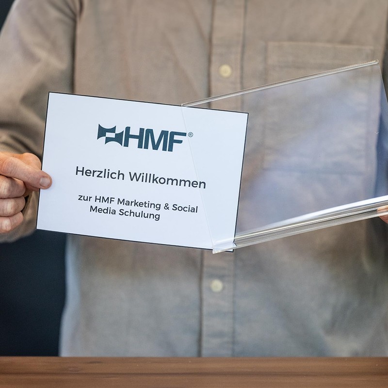 HMF 46925 Acrylic Menu Holder upright | DIN A4 Landscape