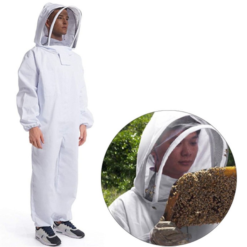 Bee Keeper Suit Professional Elastic Waist Soft Cotton Beekeeping Outfit