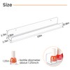 upsimples 6 Pack Clear Acrylic Shelves, 1.7" x12" Nursery Bookshelves,