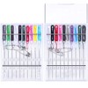2 Boxes (20 Pcs) Pre Threaded Needle Kit Assorted Color