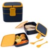 DIVCHI Lunch Box Meal Holder 2 Compartments Bento Boxes With