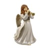 Angel Figurine Devotional Trumpet Player - Gloria Christmas